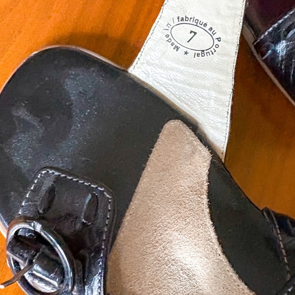 John Fluevog black Operetta Faustina women's size 7 strappy sandal - Picture 8 of 10